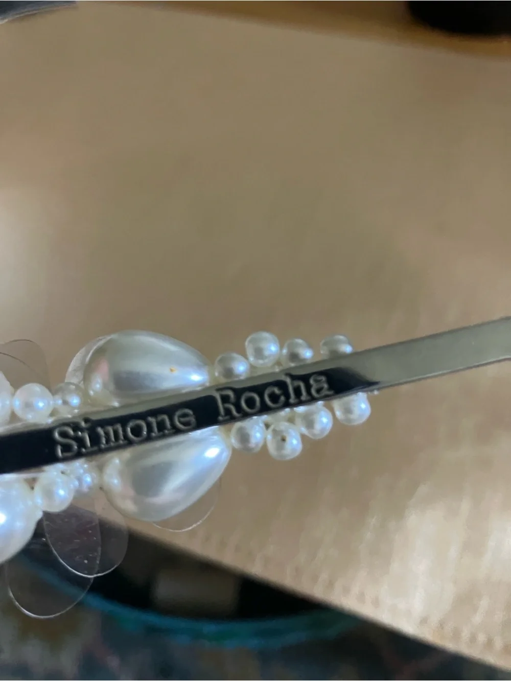 Simone Rocha Hair Clip - White